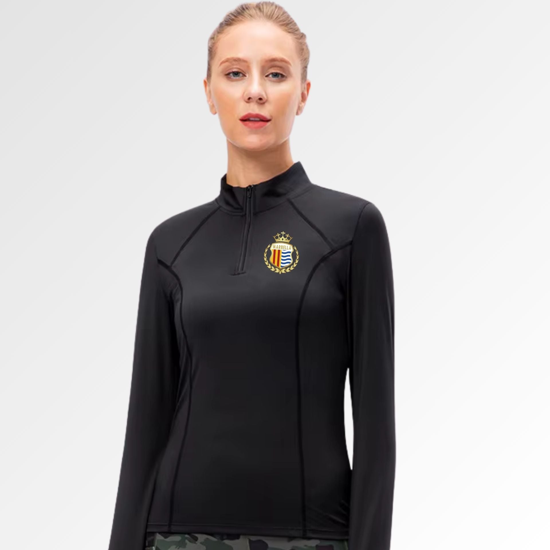 Marbella Long Sleeve half zip
