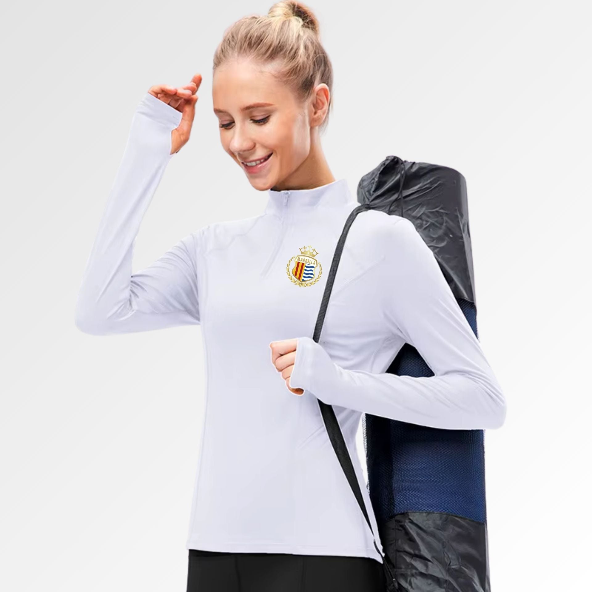 Marbella Long Sleeve half zip