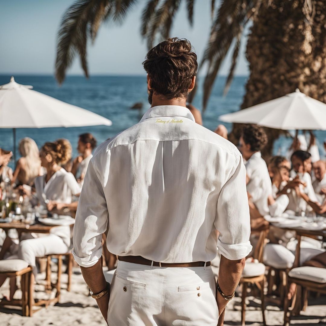 Marbella Linen Crest shirt
