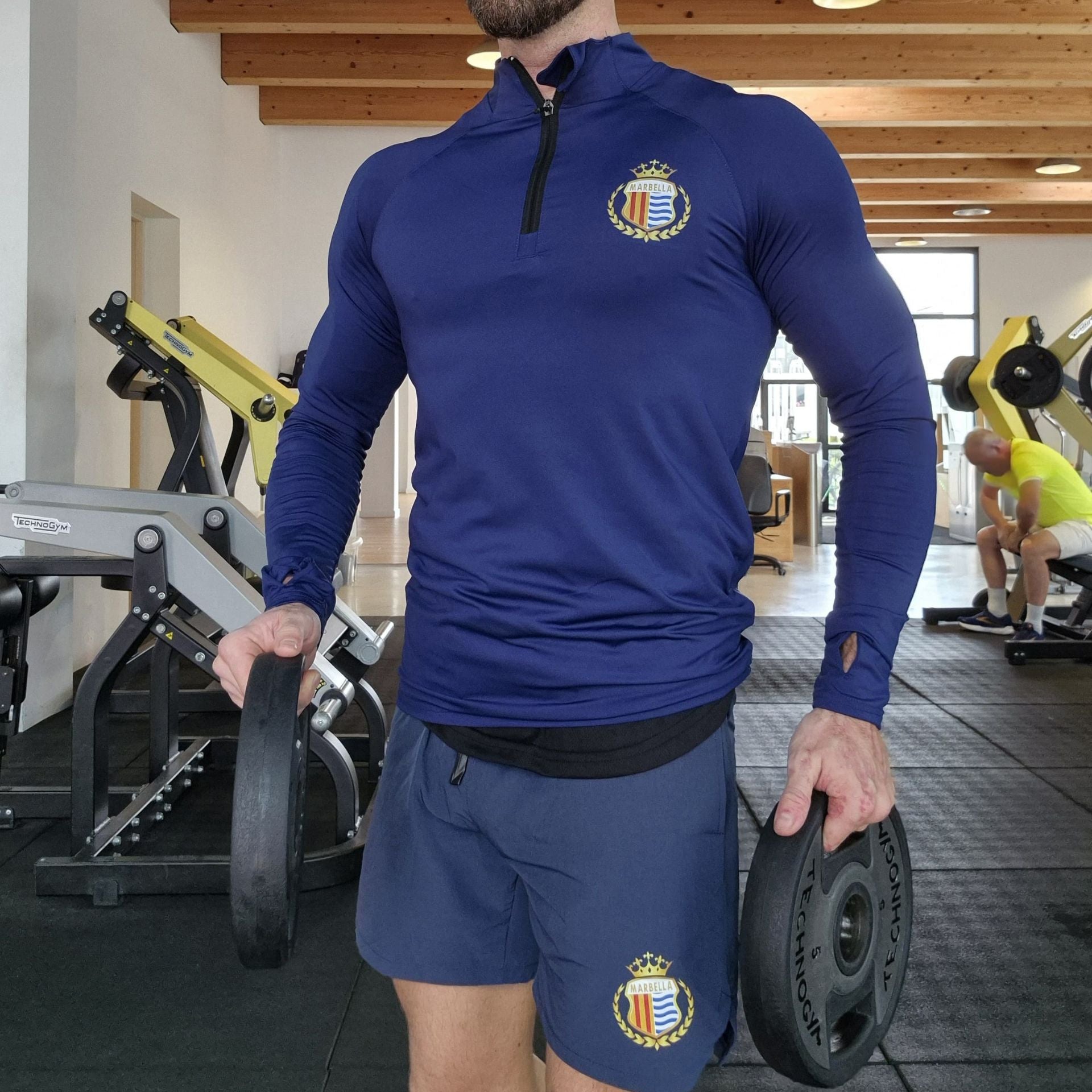  Long Sleeve half zip