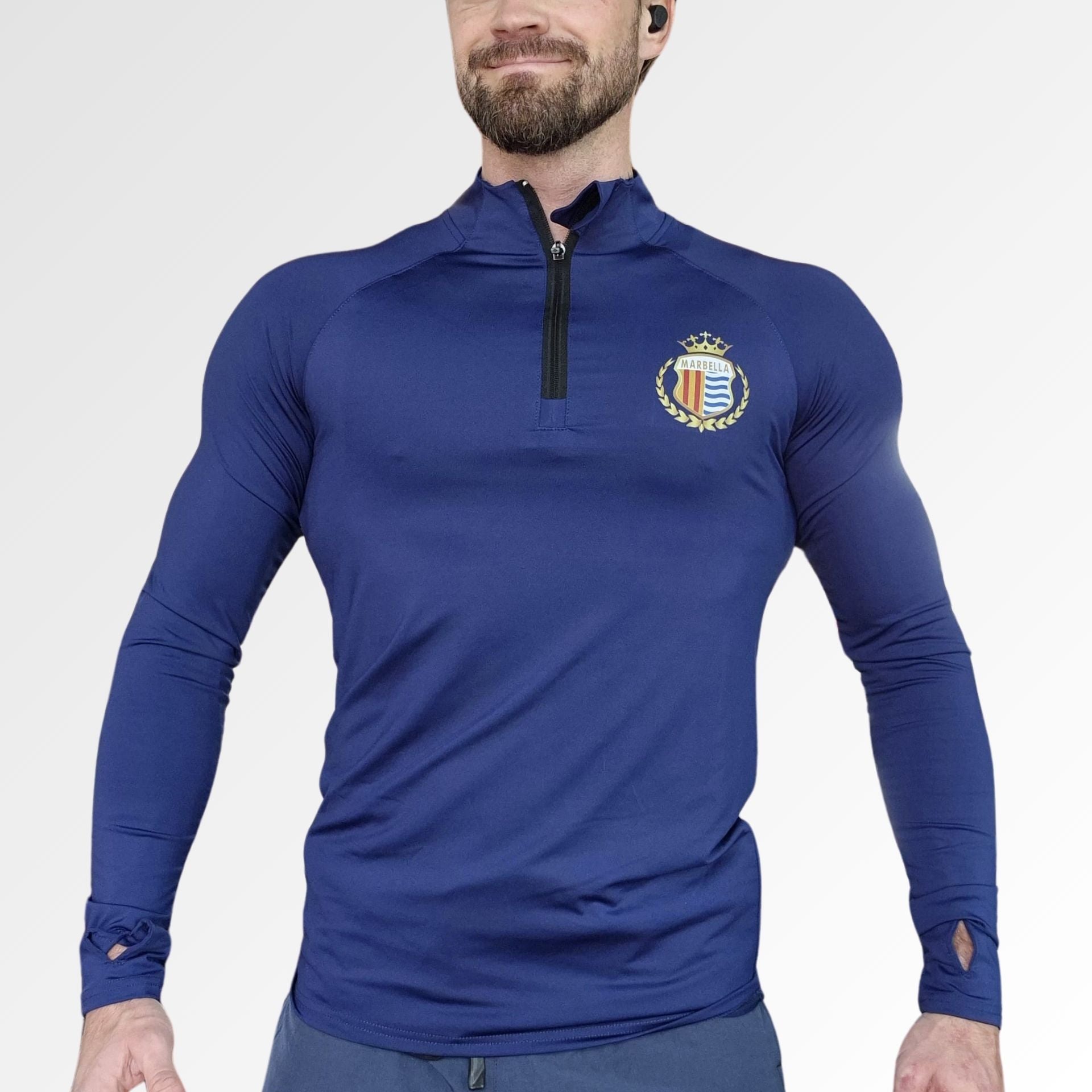  Long Sleeve half zip