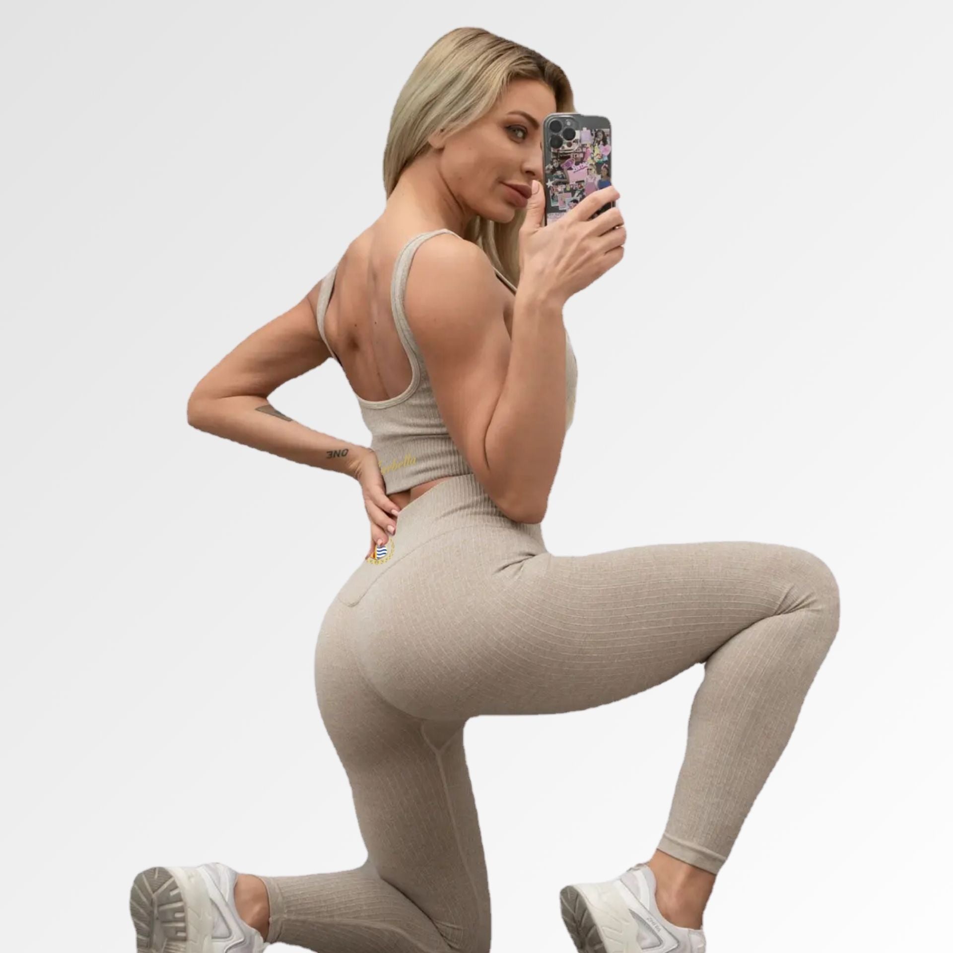 Marbella 2-Piece Seamless Pants and Bra Set