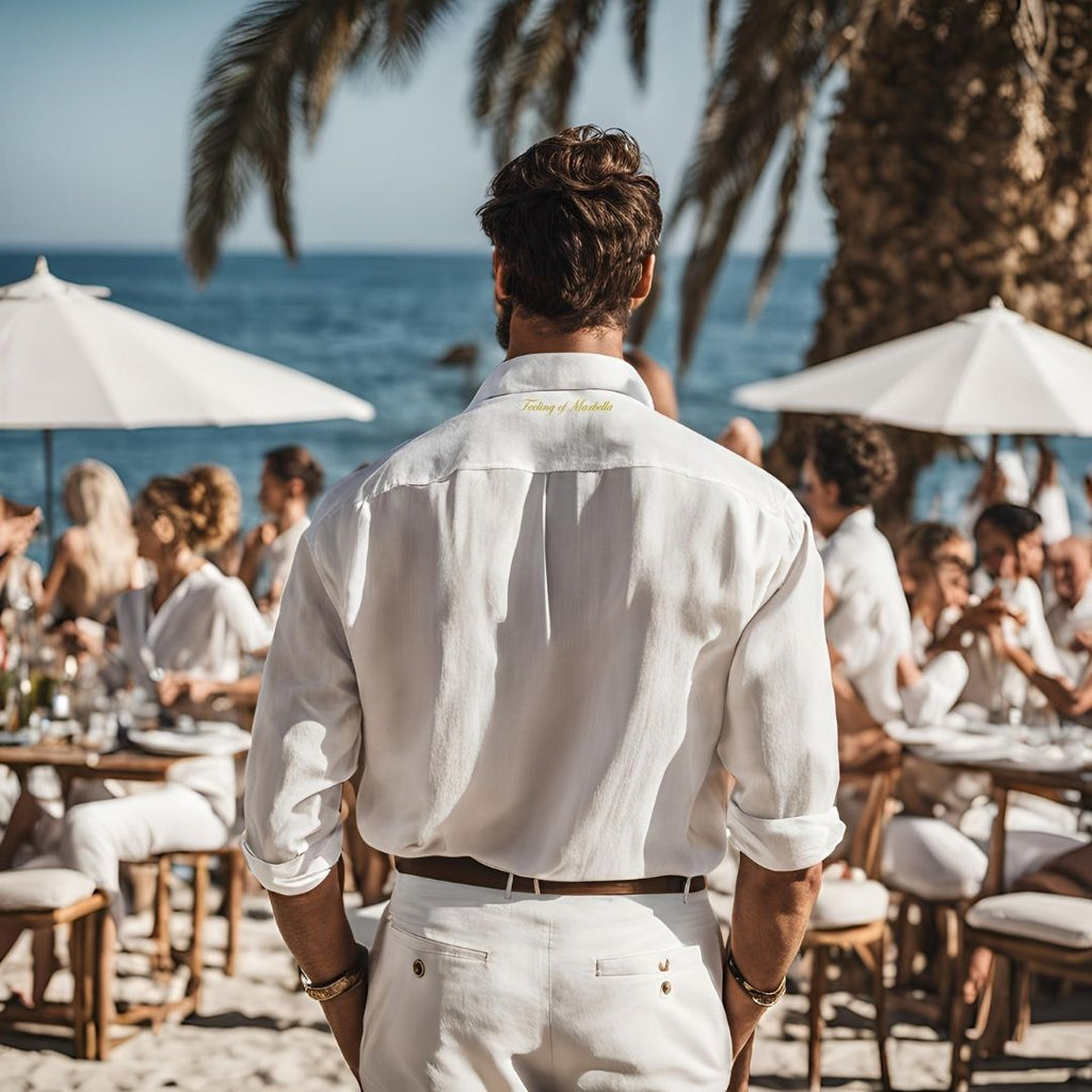 Marbella Linen Crest shirt