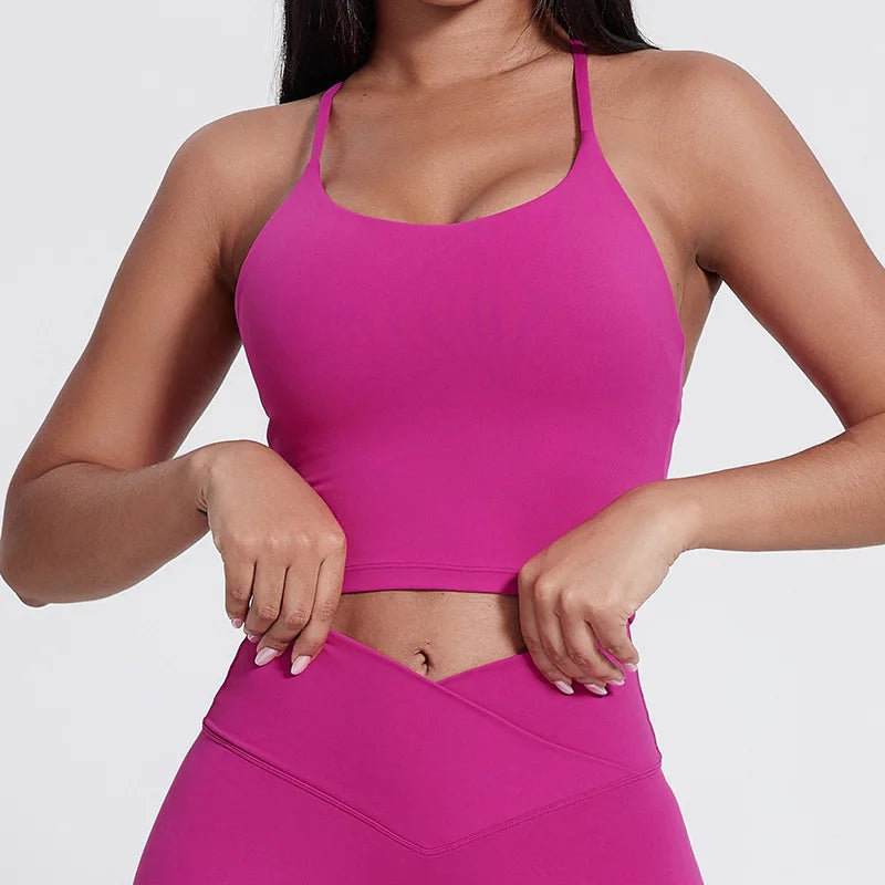Marbella Cross Back Top